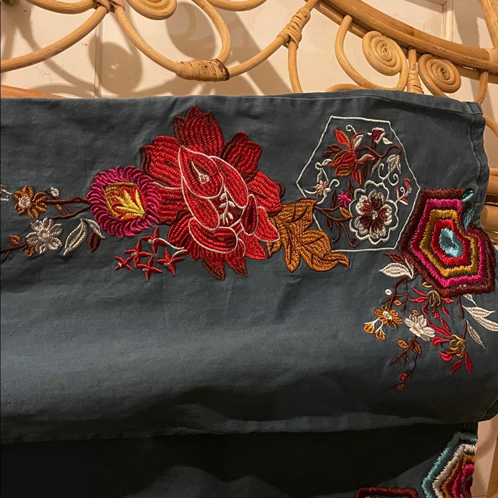 Embroidered Spell Flower Child RARE XL - Picture 6 of 6